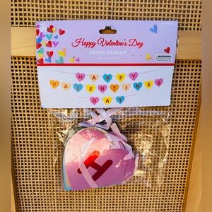 Valentine's Day Paper Banner